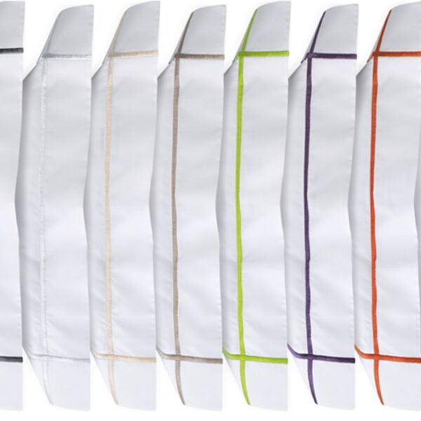 Hotel Pillow Case with Embroidered Border Line