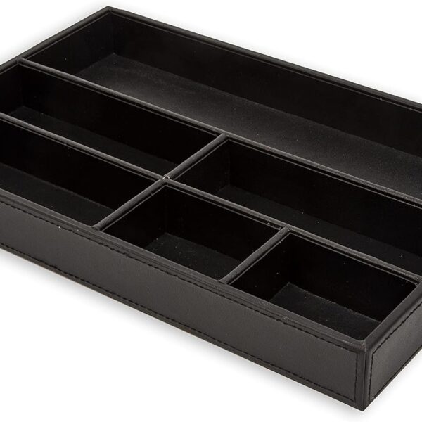 Premium Leather drawer organizer